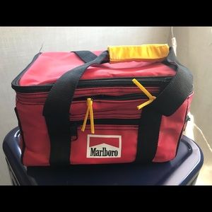 Vintage Marlboro Box w/ Bottle